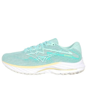 Mizuno �~�Y�m ���f�B�[�X �X�j�[�J�[ Mint Green/White �y(WMNS) Mizuno Wave Rider 27 4E Wide 'Mint Green White' J1GD230674�z �T�C�Y US_6.5(23.5cm)