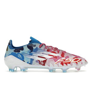 adidas �A�f�B�_�X �����Y �X�j�[�J�[ �yadidas F50 Elite FG Bape Multi Camo�z �T�C�Y US_12.5(30.5cm) Clear Pink/Cloud White/Icey Blue