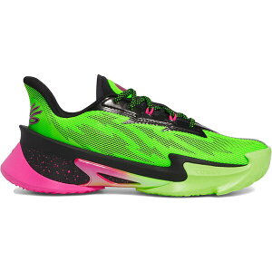 Under Armour A_[A[}[ Y Xj[J[ yUnder Armour Curry Series 7 Auroraz TCY US_9.5(27.5cm) Green/Black/Pink
