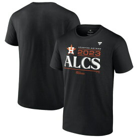 【送料無料】 ファナティクス メンズ Tシャツ トップス Houston Astros Fanatics Branded 2023 Division Series Winner Locker Room TShirt Black