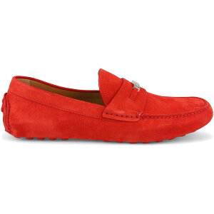 Ferragamo �t�F���K�� �����Y �X�j�[�J�[ �yFerragamo Grenoble Suede Drivers Red (Wide Width)�z �T�C�Y US_10(28.0cm) Red