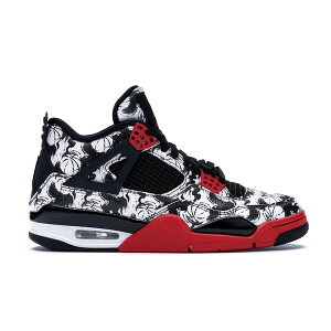 Jordan �W���[�_�� �����Y �X�j�[�J�[ �yJordan 4 Retro Tattoo (2018)�z �T�C�Y US_9.5(27.5cm) Black/Fire Red-Black-White