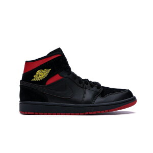 Jordan �W���[�_�� �����Y �X�j�[�J�[ �yJordan 1 Mid Last Shot�z �T�C�Y US_11(29.0cm) Black/Tour Yellow-Gym Red