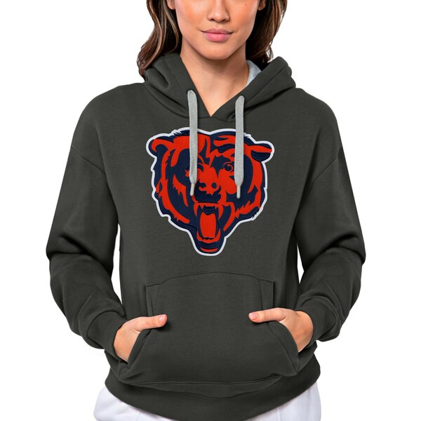 アンティグア レディース パーカー・スウェットシャツ アウター Chicago Bears Antigua Women's Victory Logo Pullover Hoodie -：asty