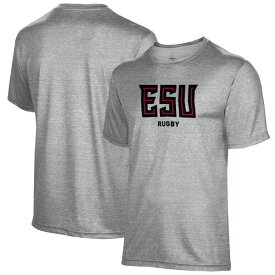 プロスフィア メンズ Tシャツ トップス East Stroudsburg Warriors Rugby Name Drop TShirt Gray