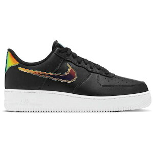 Nike �i�C�L �����Y �X�j�[�J�[ �yNike Air Force 1 Low '07 LV8 Iridescent Pixel Swoosh Black�z �T�C�Y US_M_14 Black/Multi-Color-White