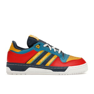 adidas �A�f�B�_�X �����Y �X�j�[�J�[ �yadidas Rivalry Low Human Made Night Marine�z �T�C�Y US_M_4 Night Marine/Cloud White/Bold Aqua
