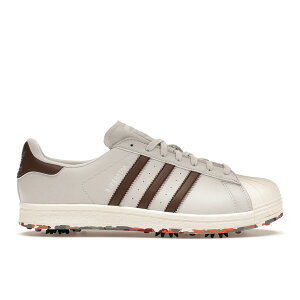 adidas AfB_X Y Xj[J[ yadidas Superstar Golf Grey Brownz TCY US_12.5(30.5cm) Grey One/Grey One/Off White