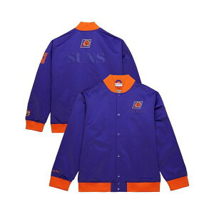 �~�b�`�F��&�l�X �����Y �W���P�b�g���u���]�� �A�E�^�[ Men's Purple Phoenix Suns Hardwood Classics Team OG 3.0 Lightweight Satin Full-Snap Jacket Purple