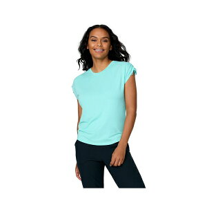 �t���[ �J���g���[ ���f�B�[�X �J�b�g�\�[ �g�b�v�X Women's Microtech Chill Dolman Sleeve Top Aruba