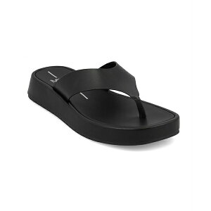 ~A fB[X T_ V[Y Women's Pamelia Thong Round Toe Sandals Black