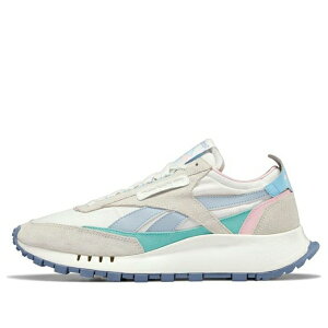 Reebok ���[�{�b�N �����Y �X�j�[�J�[ �yReebok Classic Leather Legacy Sneaker Grey/Green/Blue GZ0731�z �T�C�Y US_6.5