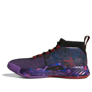 adidas �A�f�B�_�X �����Y �X�j�[�J�[ �yadidas Dame 5 Lillard Basketball 'Cblack Cburgu Scarle' EF8663�z �T�C�Y US_7(25.0cm)