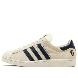 adidas �A�f�B�_�X �����Y �X�j�[�J�[ �yadidas x A Bathing Ape Superstar 80s 'Tan' G46393�z �T�C�Y US_7.5(25.5cm)