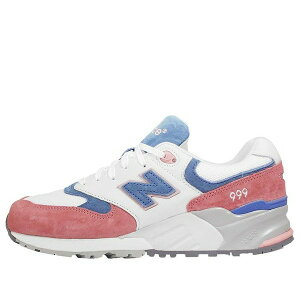 New Balance �j���[�o�����X �����Y �X�j�[�J�[ �yNew Balance 999Series Sneakers White/Blue/Pink ML999PSW�z �T�C�Y US_5.5(23.5cm)