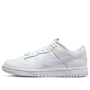 Nike �i�C�L ���f�B�[�X �X�j�[�J�[ White/White/White/White �y(WMNS) Nike Dunk Low 'Just Do It - White Iridescent' FD8683-100�z �T�C�Y US_W_11