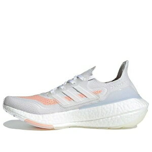 adidas �A�f�B�_�X ���f�B�[�X �X�j�[�J�[ Grey/Pink �y(WMNS) adidas UltraBoost 21 'White Glow Pink' FY0396�z �T�C�Y US_6.5(23.5cm)