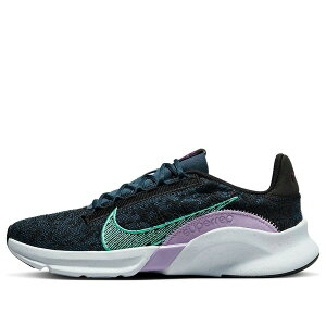 Nike �i�C�L ���f�B�[�X �X�j�[�J�[ BLACKPURPLE �y(WMNS) Nike SuperRep Go 3 Flyknit Next Nature 'Armoury Navy Green Glow' DH3393-002�z �T�C�Y US_5.5(22.5cm)