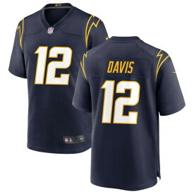 ナイキ メンズ ユニフォーム トップス Los Angeles Chargers Nike Alternate Custom Game Jersey Navy