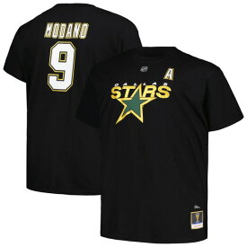 ミッチェル&ネス メンズ Tシャツ トップス Mike Modano Dallas Stars Profile Big & Tall Name & Number TShirt Black