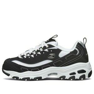 Skechers XPb`[Y fB[X Xj[J[ Black And White y(WMNS) Skechers D'LITES Daddy Shoes 66666179-BKWz TCY US_7.5(24.5cm)