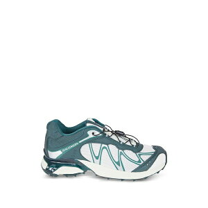 �T������ �����Y �X�j�[�J�[ �V���[�Y Vanilla green panelled sneakers White