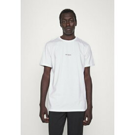 レ ドゥ メンズ Tシャツ トップス LENS - Basic T-shirt - white/black