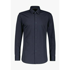ボス メンズ シャツ トップス Slim Fit Langarm - Formal shirt - dark blue