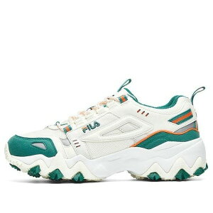 FILA �t�B�� ���f�B�[�X �X�j�[�J�[ �y(WMNS) FILA Oakmont Low-To Running Shoes White/Green F12W011115FPT�z �T�C�Y US_7.5(24.5cm)