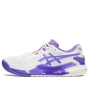 ASICS �A�V�b�N�X ���f�B�[�X �X�j�[�J�[ �y(WMNS) ASICS Gel-Resolution 9 'White Purple' 1042A226-101�z �T�C�Y US_8.5(25.5cm)