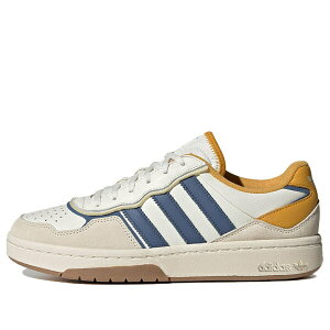 adidas AfB_X Y Xj[J[ yadidas Originals Courtic Shoes 'White Beige Brown Blue' ID6069z TCY US_5(23.0cm)