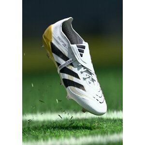 AfB_X Y tBbglX X|[c PREDATOR ELITE FT FG - Firm-ground football boots - footwear white/core black/gold metallic