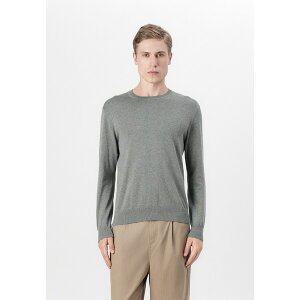 JoNC Y jbg&Z[^[ AE^[ SUPIMA CREW - Jumper - medium grey