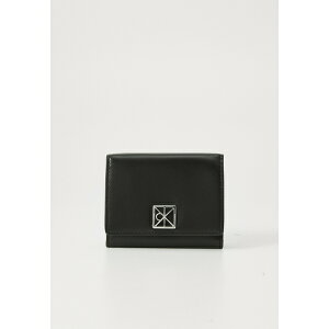 JoNC fB[X z ANZT[ EMBLEM LEATHER MEDIUM TRIFOLD - Wallet - black