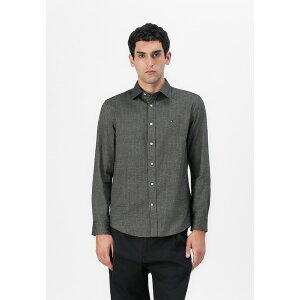 g~[ qtBK[ Y Vc gbvX HERRINGBONE SHIRT - Shirt - hydrogen grey