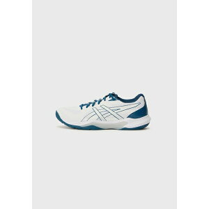 �A�V�b�N�X �����Y �t�B�b�g�l�X �X�|�[�c GELT ACTIC 13 - Volleyball shoes - white/mako blue