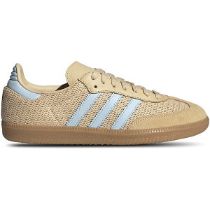 adidas �A�f�B�_�X ���f�B�[�X �X�j�[�J�[ �yadidas Samba OG Sanda Strata Sky Tint (Women's)�z �T�C�Y US_7(24.0cm) Core Black/Sand Strata/Sky Tint