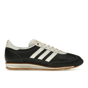 adidas �A�f�B�_�X ���f�B�[�X �X�j�[�J�[ �yadidas SL 72 Core Black Leather (Women's)�z �T�C�Y US_7.5(24.5cm) Core Black/Off White/Gum