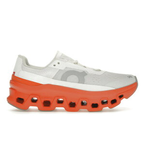 On �I�� ���f�B�[�X �X�j�[�J�[ �yOn Running Cloudmonster White Flame (Women's)�z �T�C�Y US_9(26.0cm) White/Flame