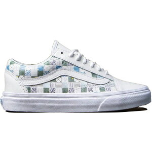 Vans �o���Y ���f�B�[�X �X�j�[�J�[ �yVans Old Skool DX Tiles (Women's)�z �T�C�Y US_5.5(22.5cm) White