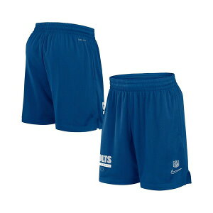 iCL Y JWApc {gX Men's Royal Indianapolis Colts 2024 Sideline Performance Mesh Shorts Royal, White