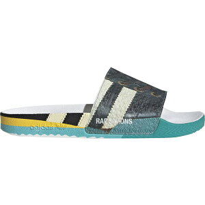 adidas �A�f�B�_�X �����Y �X�j�[�J�[ �yadidas Samba Adilette Raf Simons Trompe L'oeil�z �T�C�Y US_8(26.0cm) Core Black/Cloud White/Bright Blue