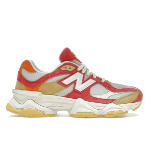 New Balance �j���[�o�����X �����Y �X�j�[�J�[ �yNew Balance 9060 Fluorescent�z �T�C�Y US_6(24.0cm) Clementine/True Red