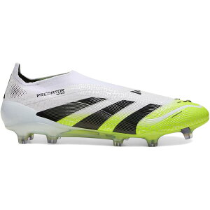 adidas �A�f�B�_�X �����Y �X�j�[�J�[ �yadidas Predator Elite Laceless FG Radiant Blaze Pack�z �T�C�Y US_6.5(24.5cm) Cloud White/Core Black/Lucid Lemon