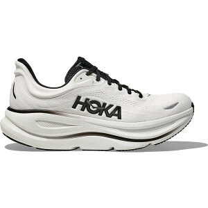 Hoka One One �z�J�I�l�I�l �����Y �X�j�[�J�[ �yHoka One One Bondi 9 White Black�z �T�C�Y US_M_15 White/Black