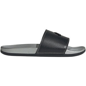adidas �A�f�B�_�X �����Y �X�j�[�J�[ �yadidas Adilette Comfort Slides Core Black Silver Metallic�z �T�C�Y US_7(25.0cm) Core Black/Core Black/Silver Metallic