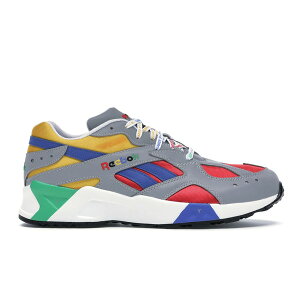 Reebok ���[�{�b�N �����Y �X�j�[�J�[ �yReebok Aztrek Nintendo�z �T�C�Y US_9(27.0cm) Grey/Cobalt-Big Green