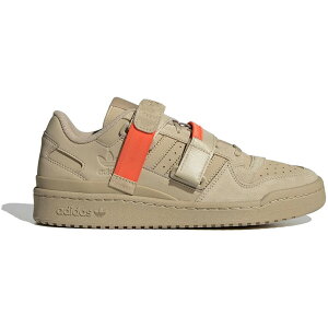 adidas �A�f�B�_�X �����Y �X�j�[�J�[ �yadidas Forum Low Strap Taupe Oxide�z �T�C�Y US_10.5(28.5cm) Taupe Oxide/Taupe Oxide/True Orange
