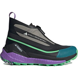 adidas �A�f�B�_�X �����Y �X�j�[�J�[ �yadidas Terrex Free Hiker Stella McCartney Black Green Lilac�z �T�C�Y US_M_4 Core Black/Semi Flash Green/Deep Lilac