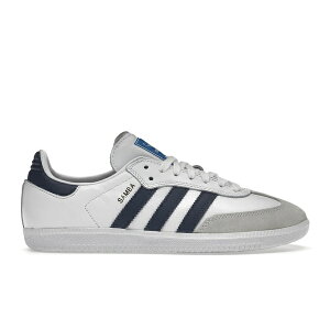 adidas �A�f�B�_�X �����Y �X�j�[�J�[ �yadidas Samba ADV White Shadow Navy�z �T�C�Y US_11.5(29.5cm) Footwear White/Shadow Navy/Footwear White